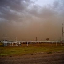 Heading out West again-Dust storm in West Texas